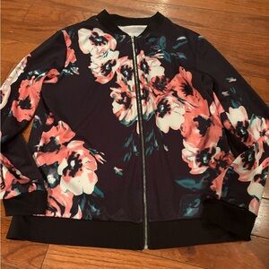 Floral Zip-Up Jacket